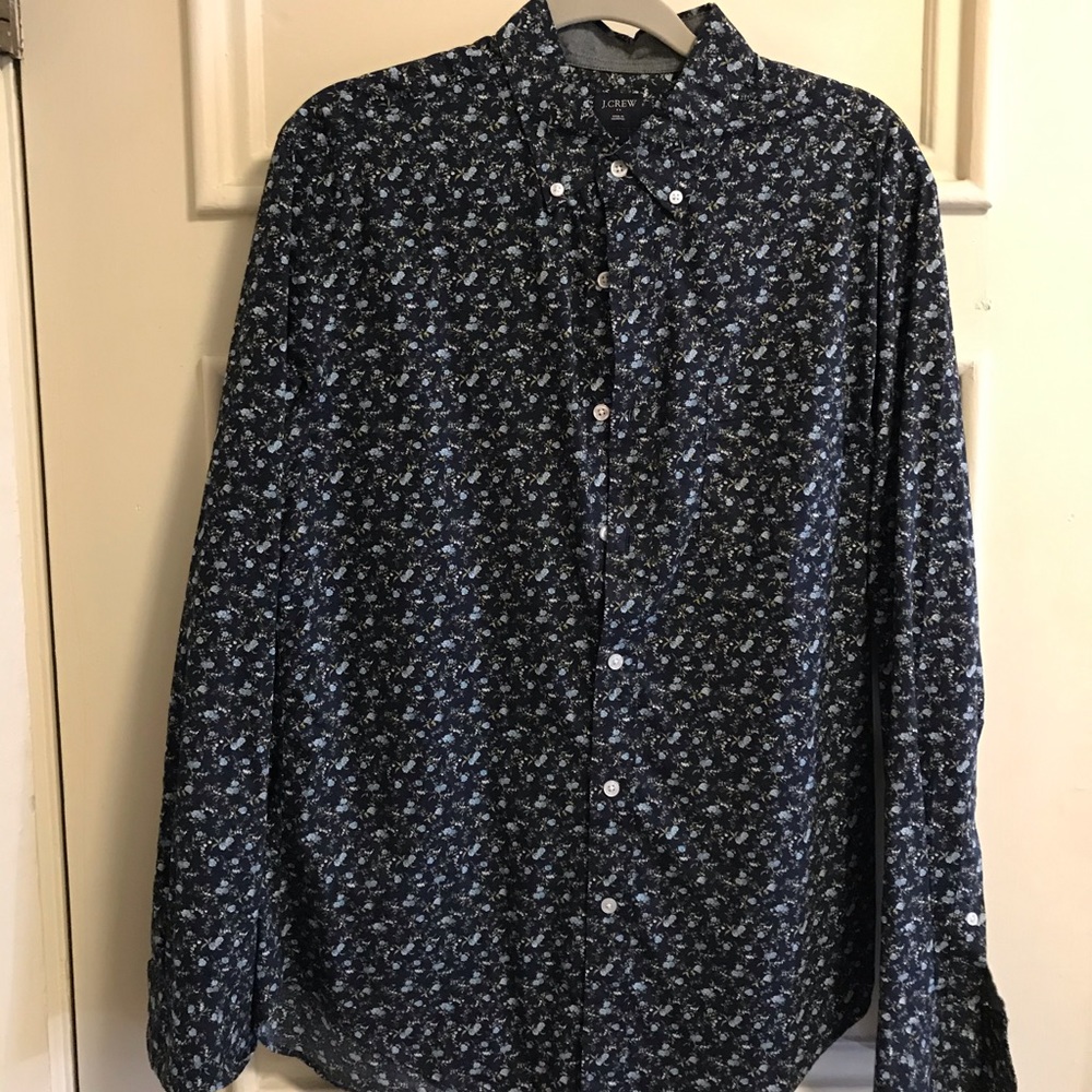 Men’s medium j crew shirt in floral